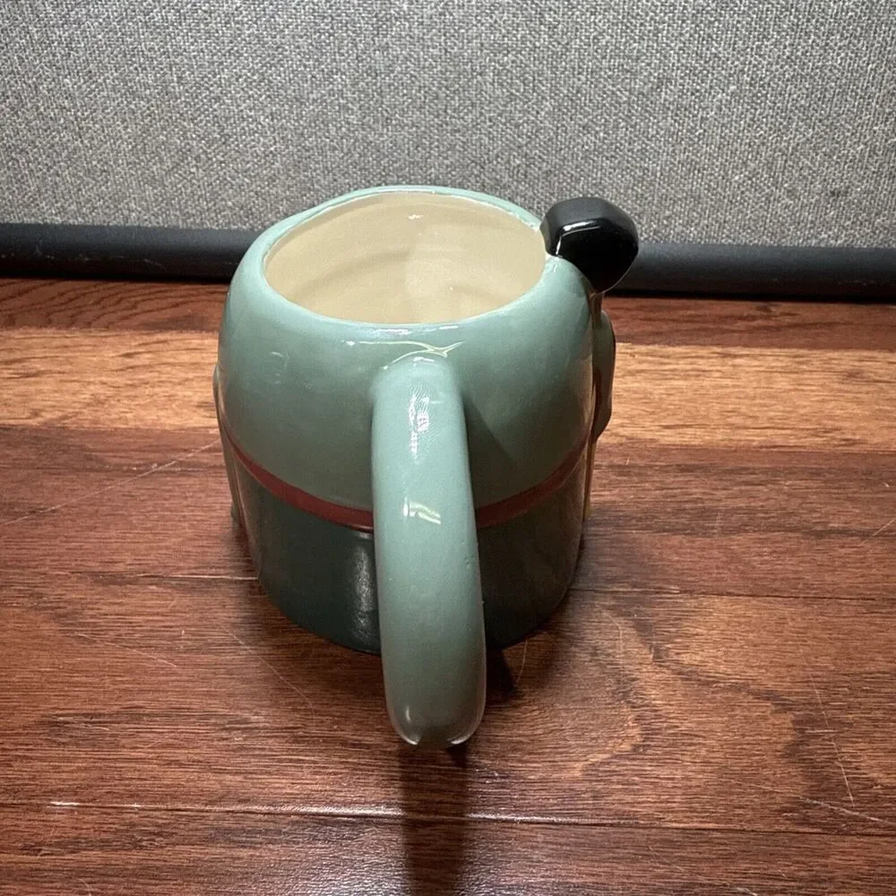 2012 GALERIE Star Wars BOBA FETT Helmet Ceramic 20oz Coffee Mug Cup